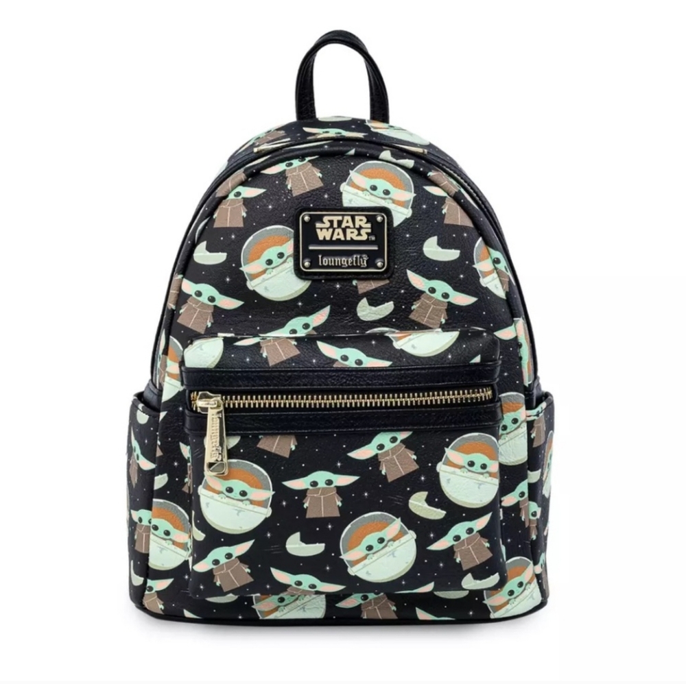 Disney Mandalorian Baby Yoda Loungefly Mini Backpack